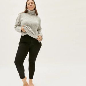 Everlane High Rise Skinny Ankle Jeans Black